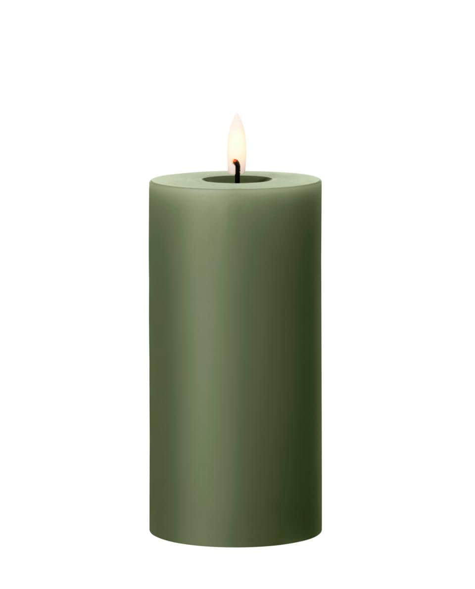 LED Blockkerze Pillar Candles 