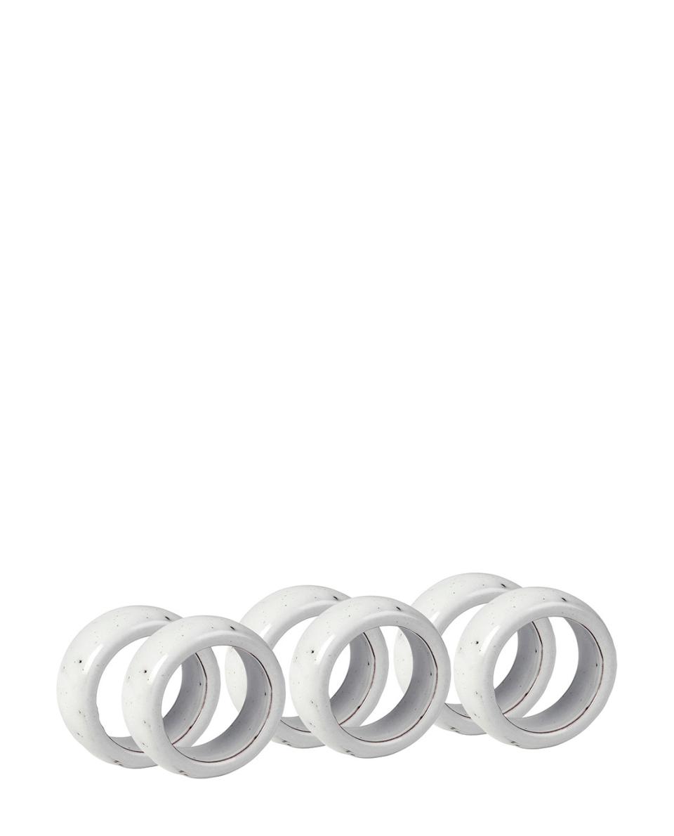 Nordic Sand Serviettenring Set 