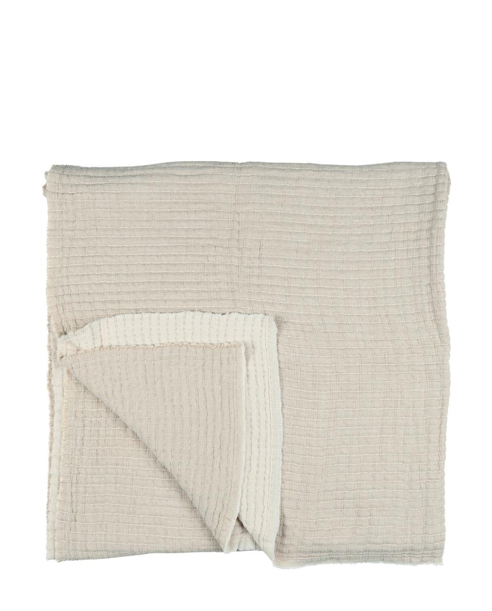 Tagesdecke Kantha gerippt 