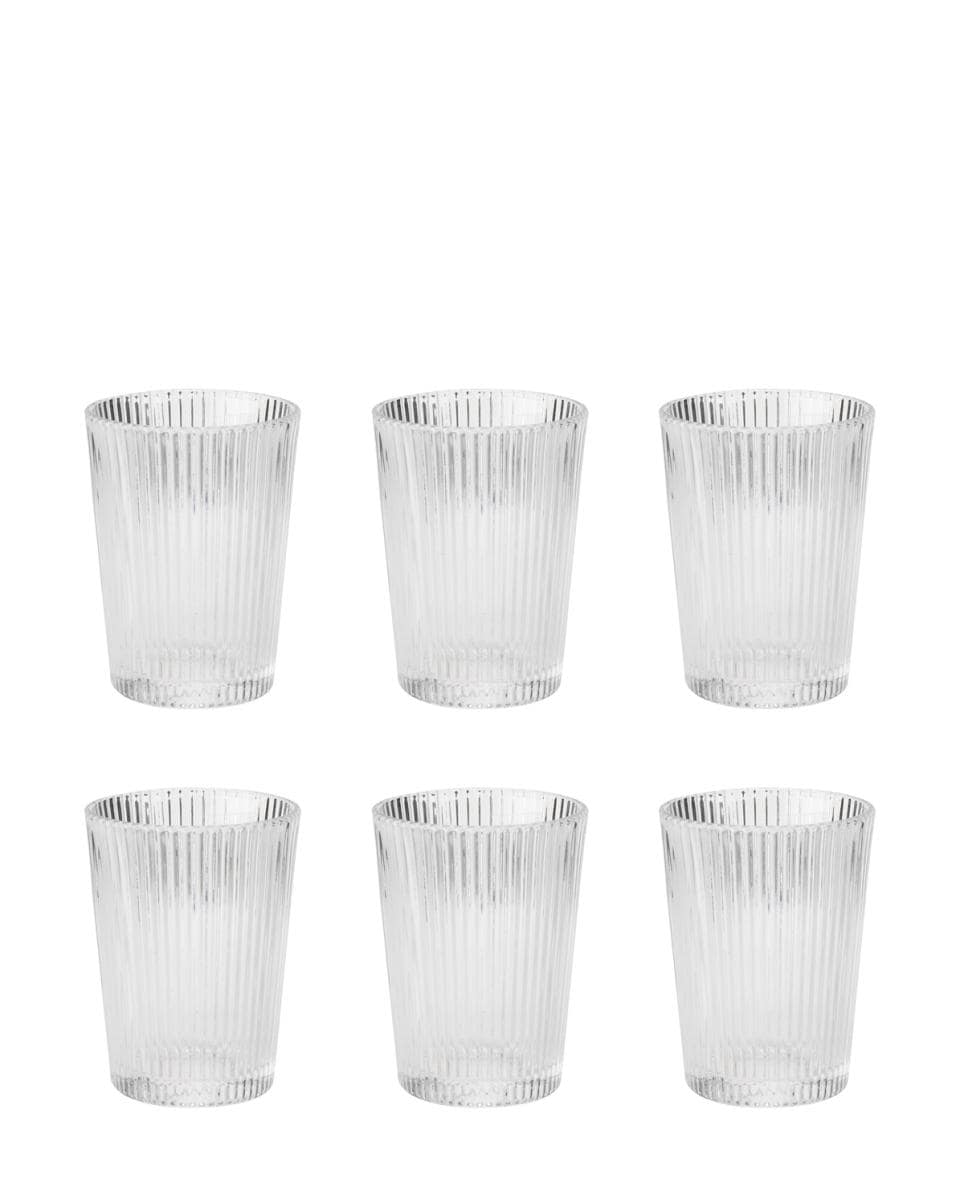 Trinkglas Set Pilastro clear 