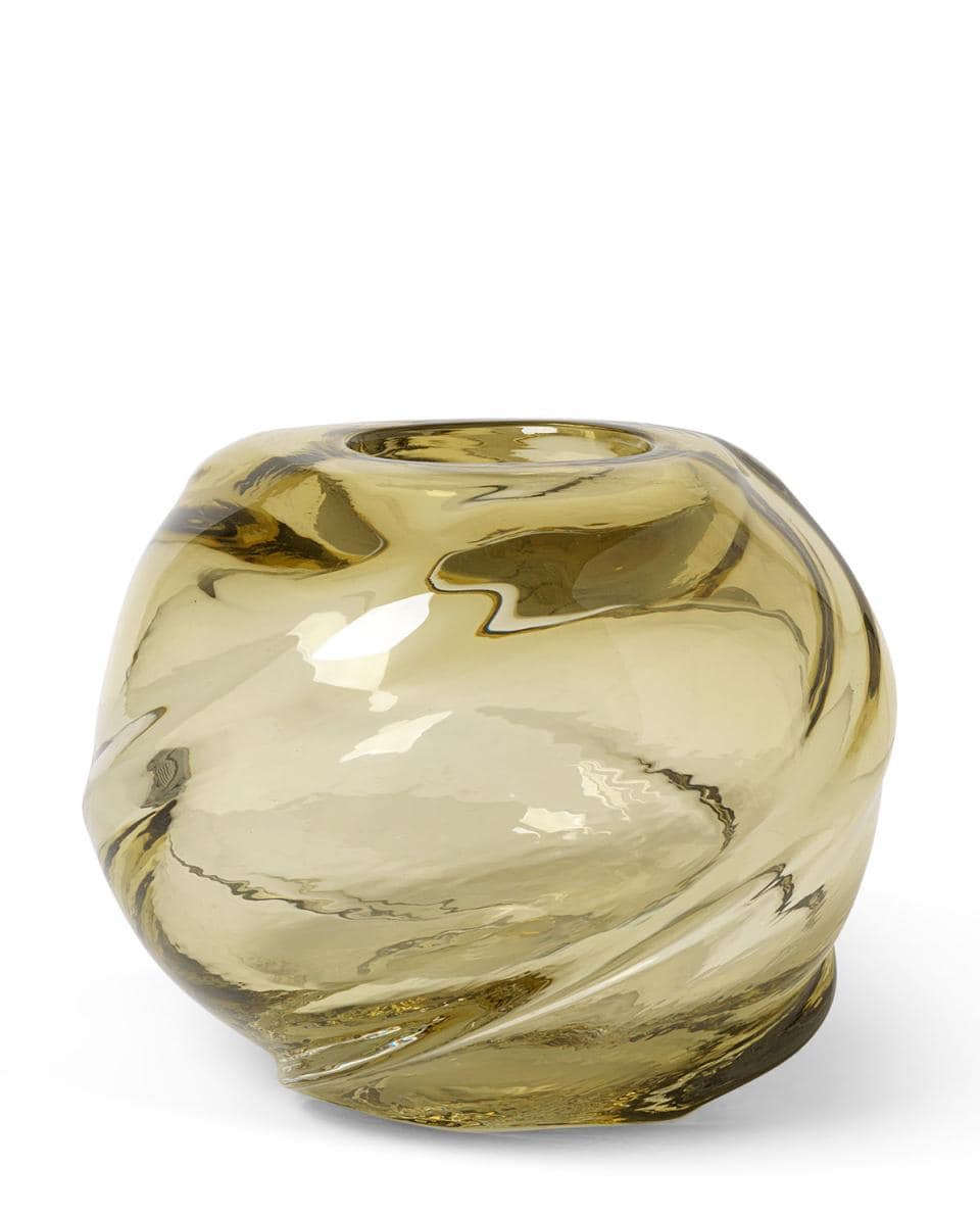 Vase Water Swirl round One Size