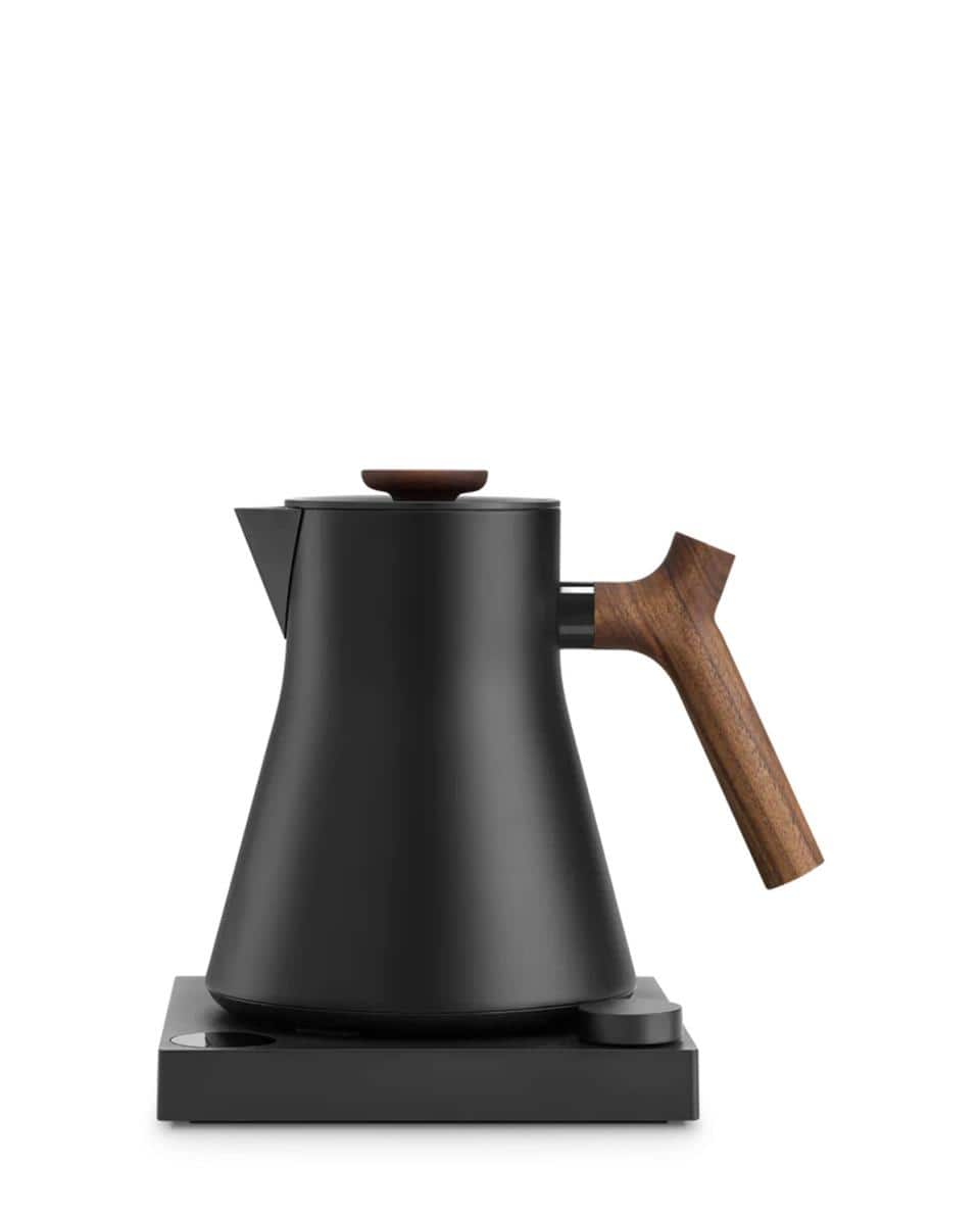Wasserkocher Corvo EKG black & walnut 