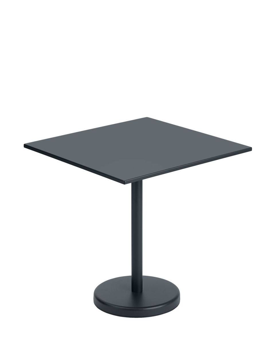 Outdoor Tisch Linear Steel Café Table square 