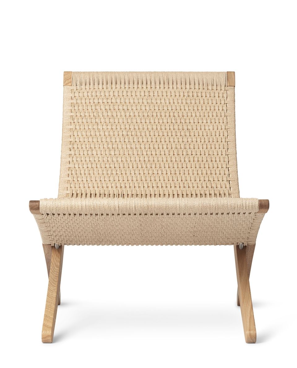 Sessel MG501 Cuba Chair Paper Cord Eiche geseift 