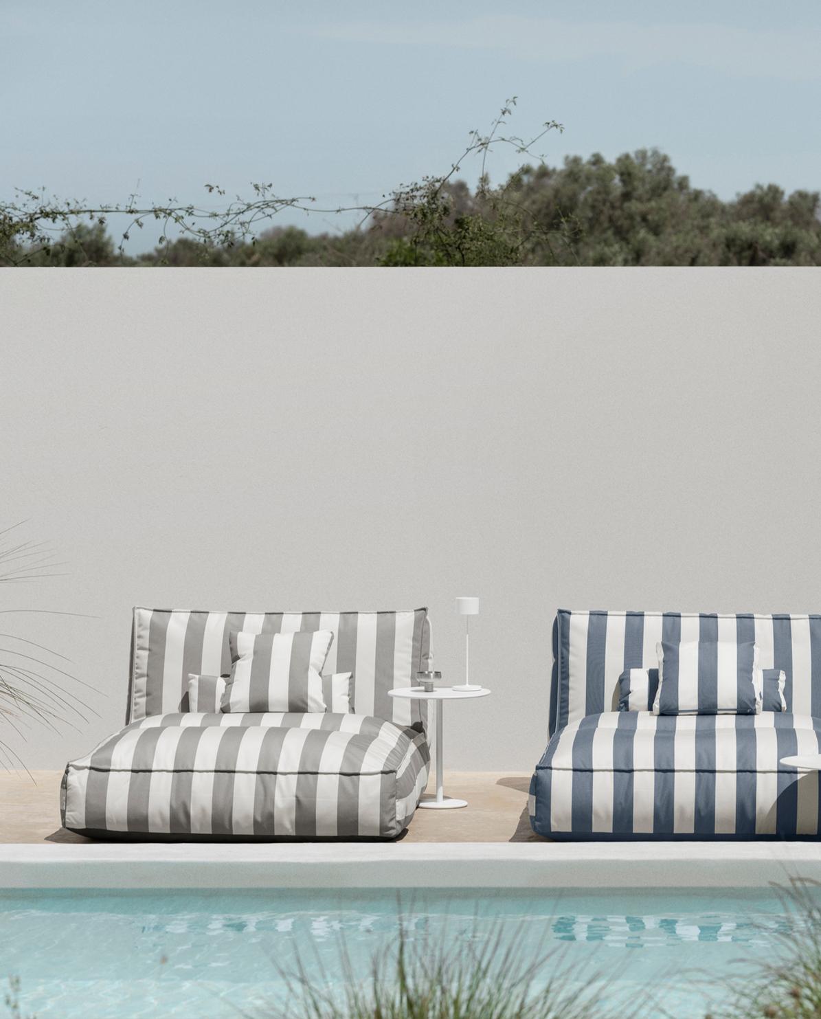 Bett Daybed Stay Outdoor gestreift One Size