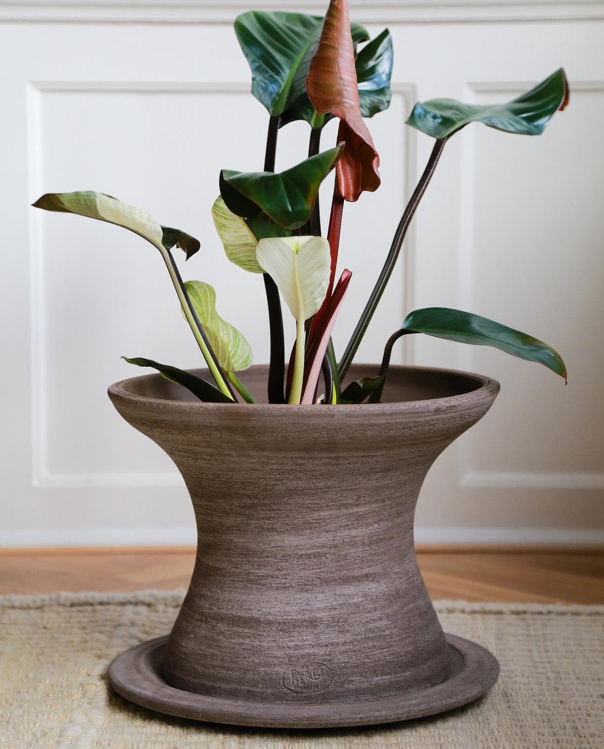 Blumentopf Celeste Raw Pot inkl. Untersetzer 28 cm H