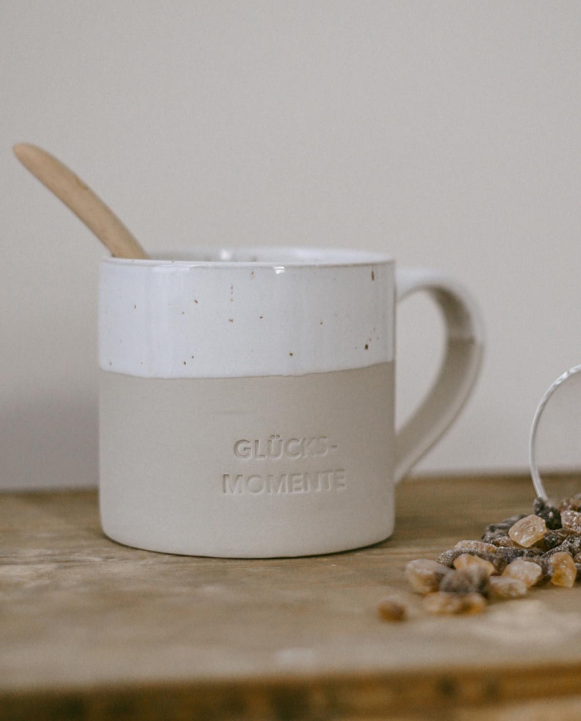 Große Tasse Glücksmomente One Size