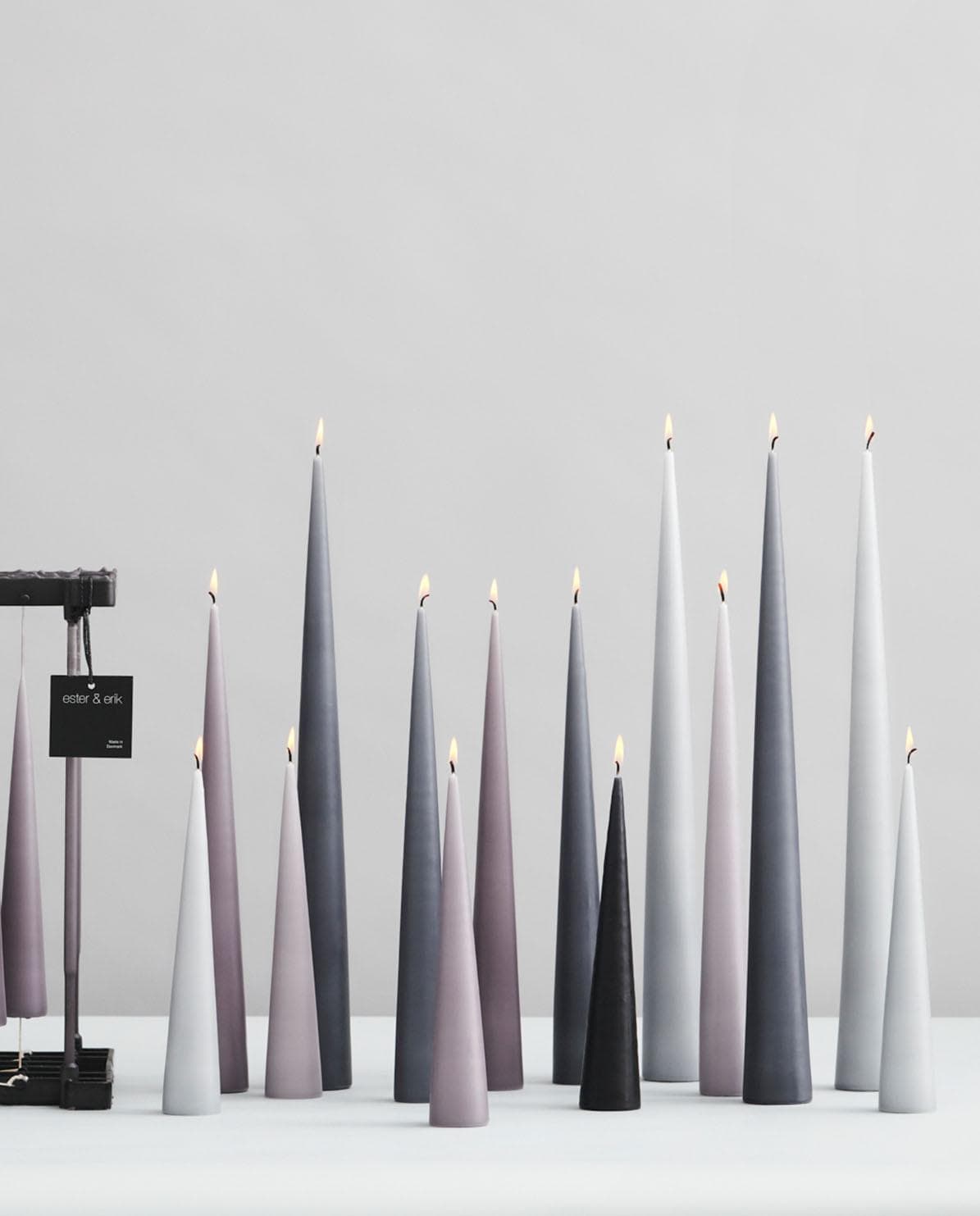 Kegelkerze Set Cone Candles One Size