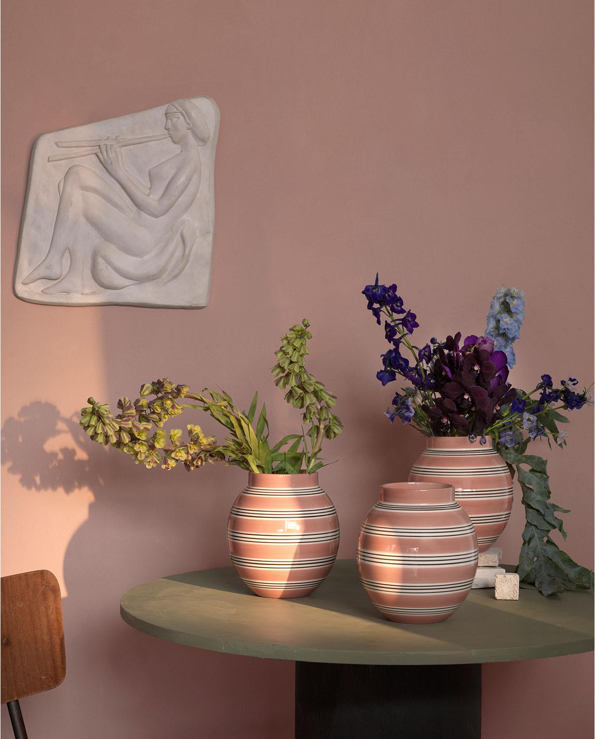 Omaggio Vase Nouvo taubenrosa One Size