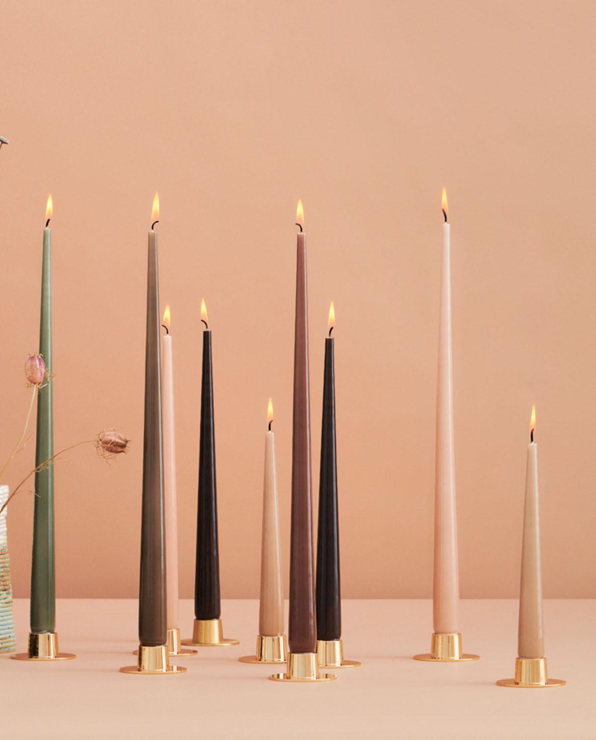 Peitschenkerze Set Taper Candles 32 cm H