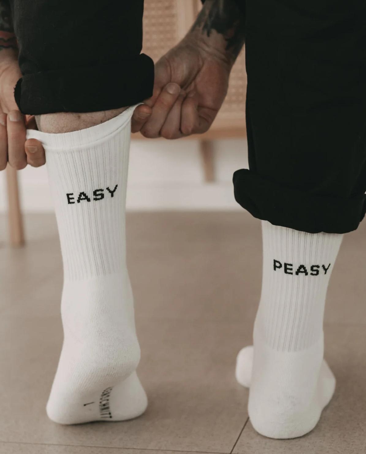 Socken Easy Peasy weiß 35-38
