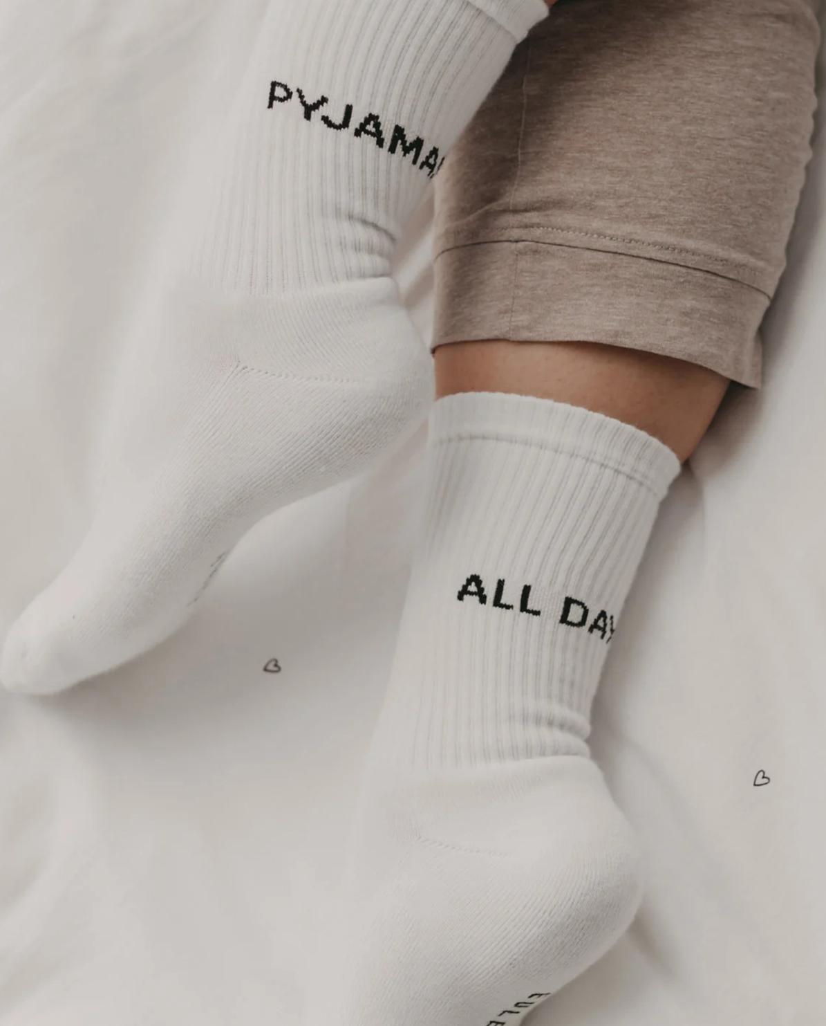 Socken Pyjamas All Day weiß 39-42