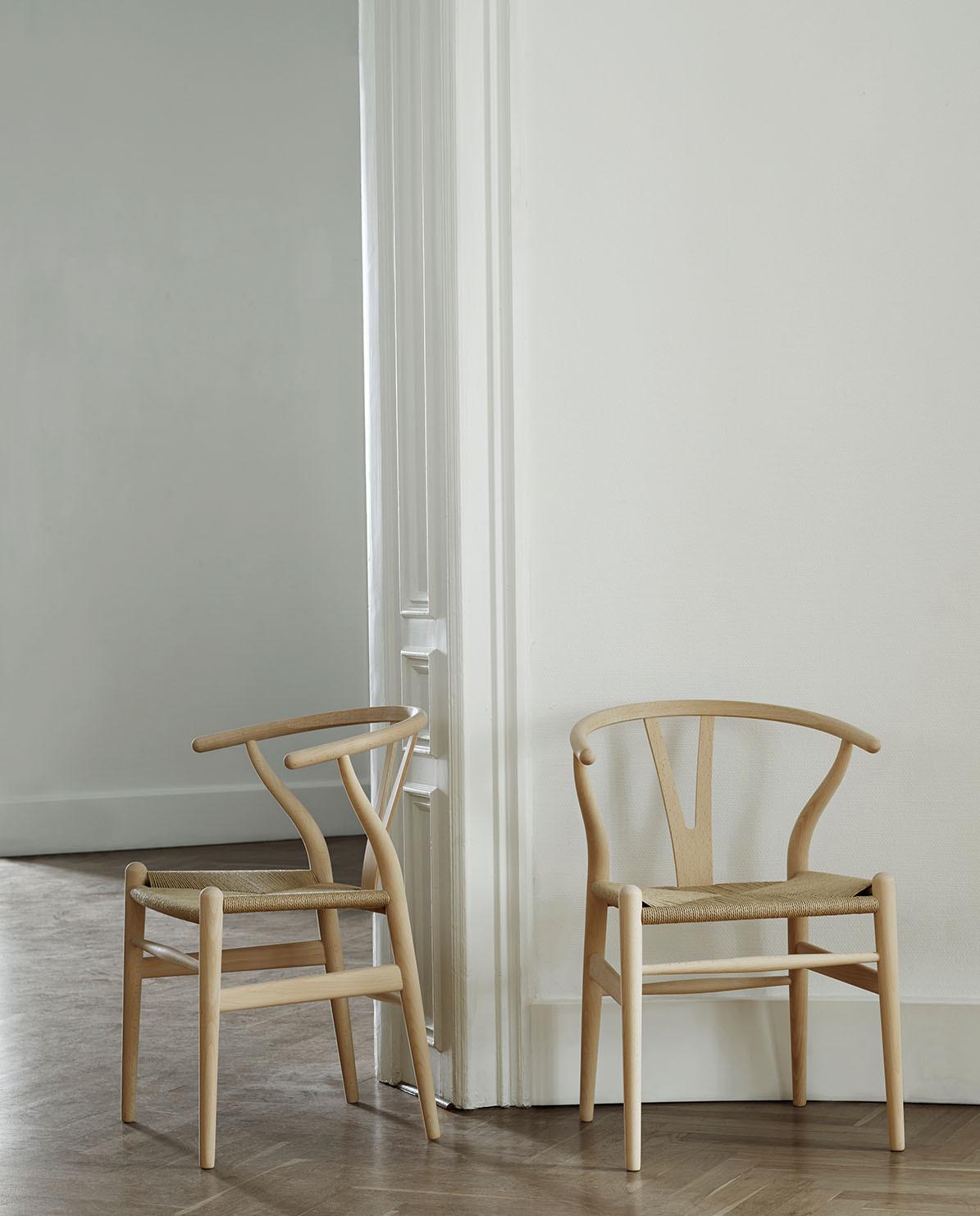Stuhl CH24 Wishbone Chair Buche geölt One Size