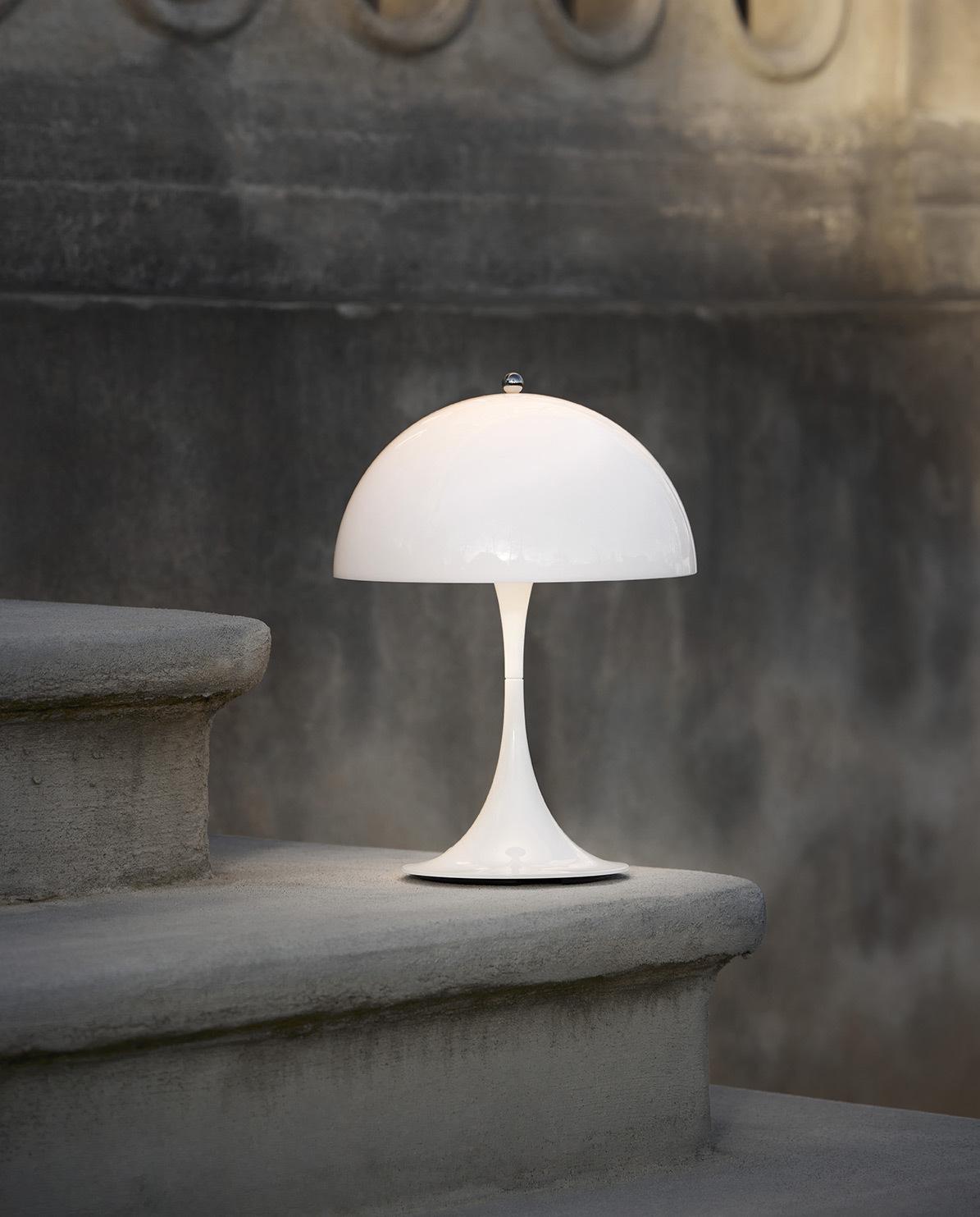 Tischleuchte Panthella Opal 250 portable white V3 One Size