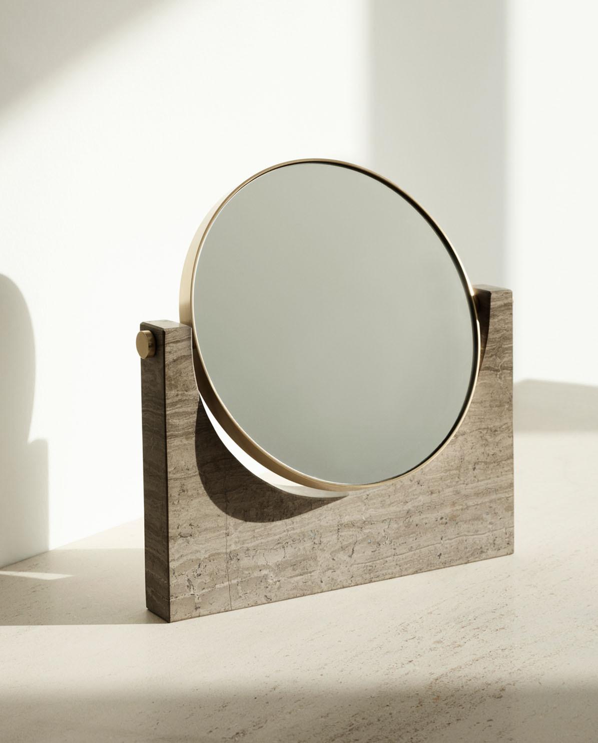 Tischspiegel Pepe Mirror Marmor One Size