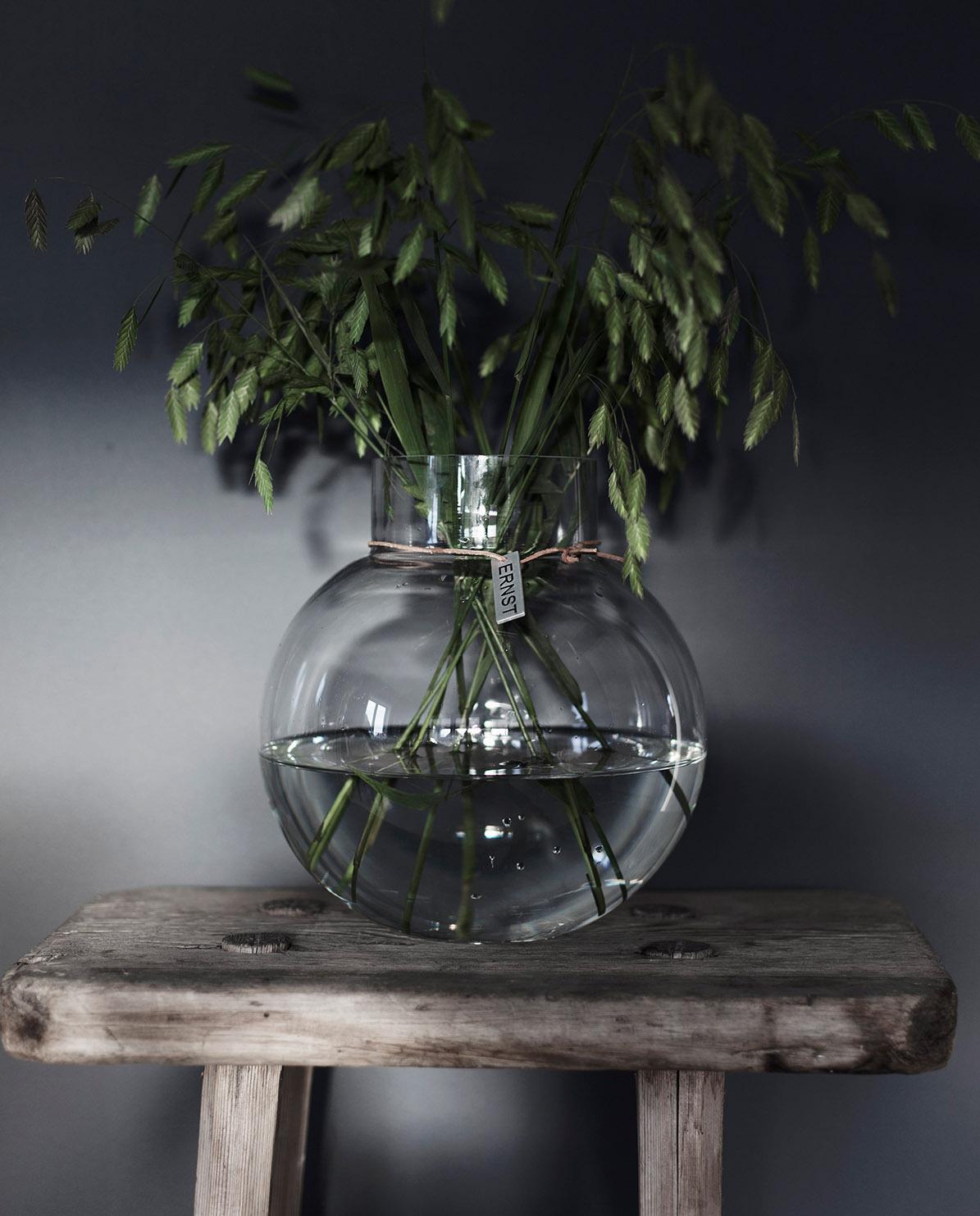 Vase Glas Rund Ø 9 cm