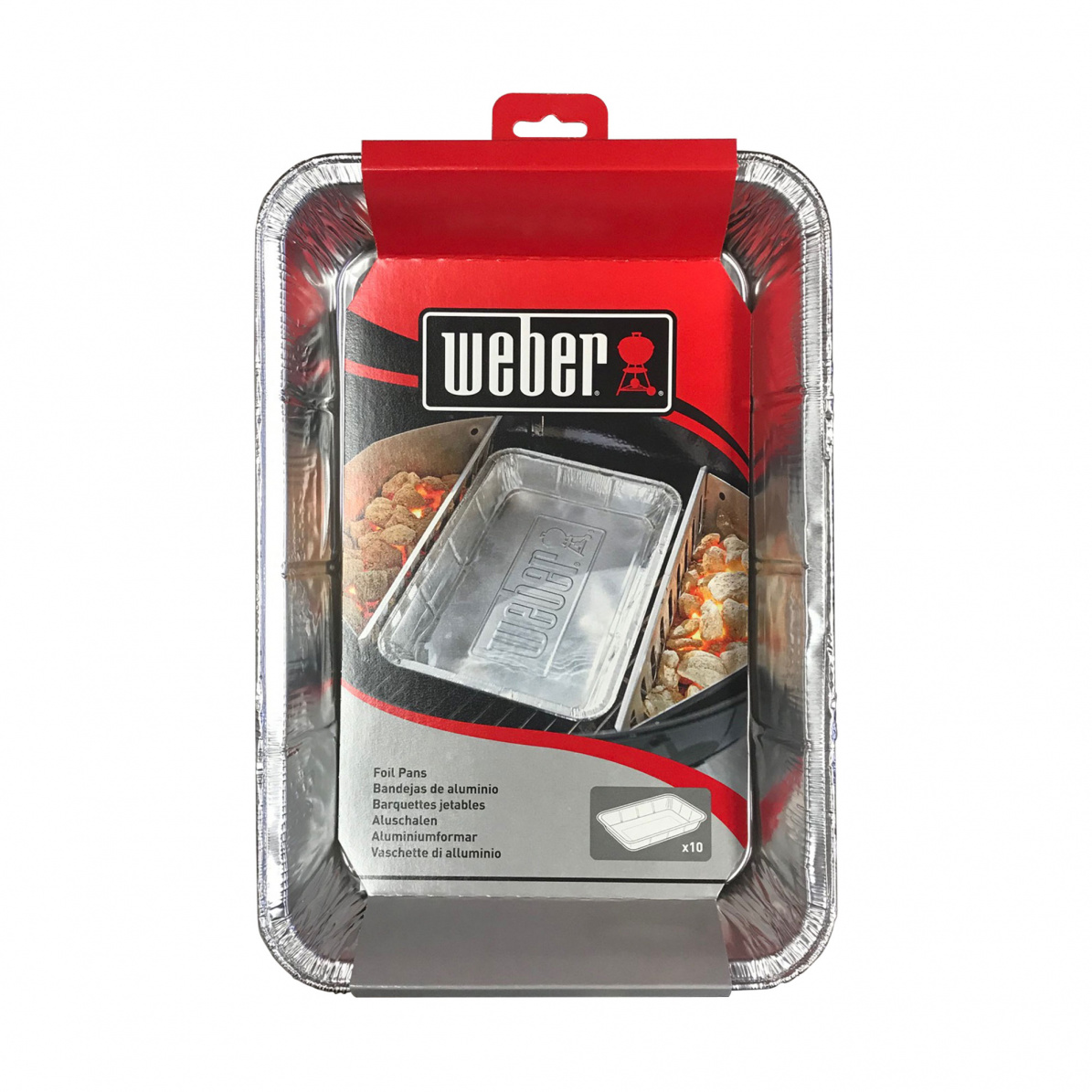 Weber Alu-Tropfschalen groß 10 Stck.