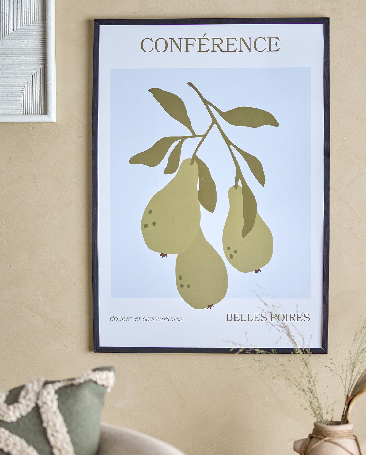 Bloomingville Bild mit Rahmen Poire Illustration One Size