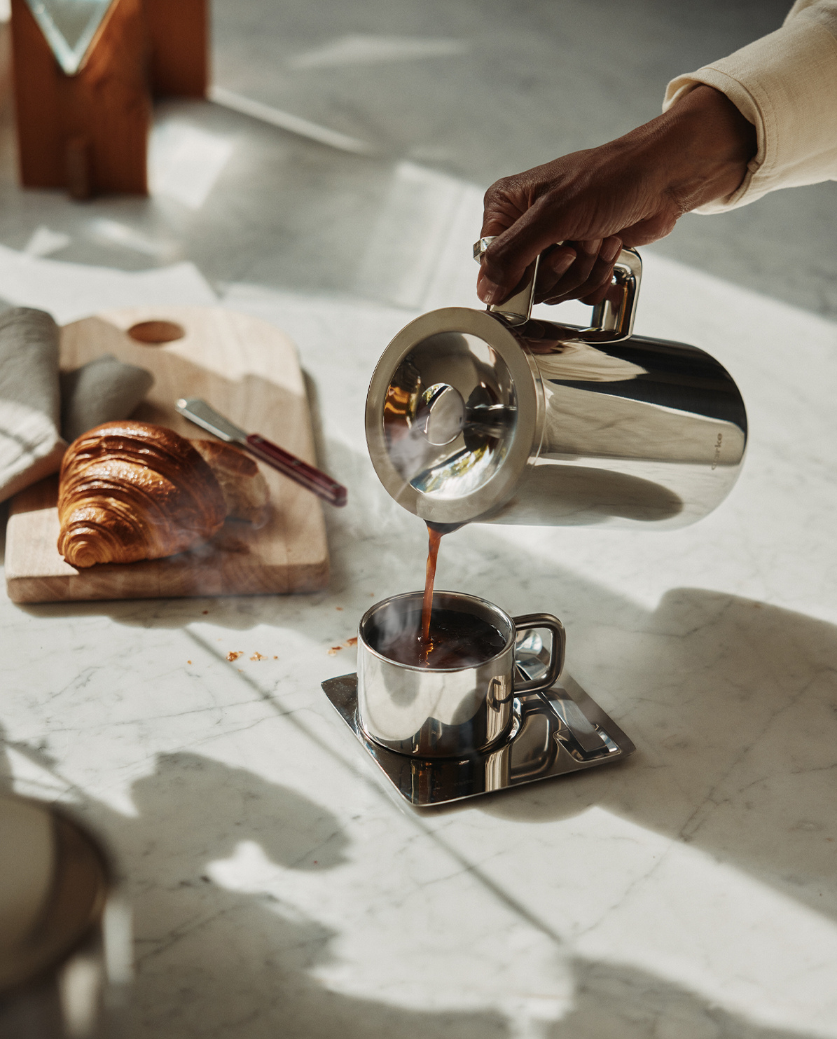 Aarke Coffee Press stainless steel One Size