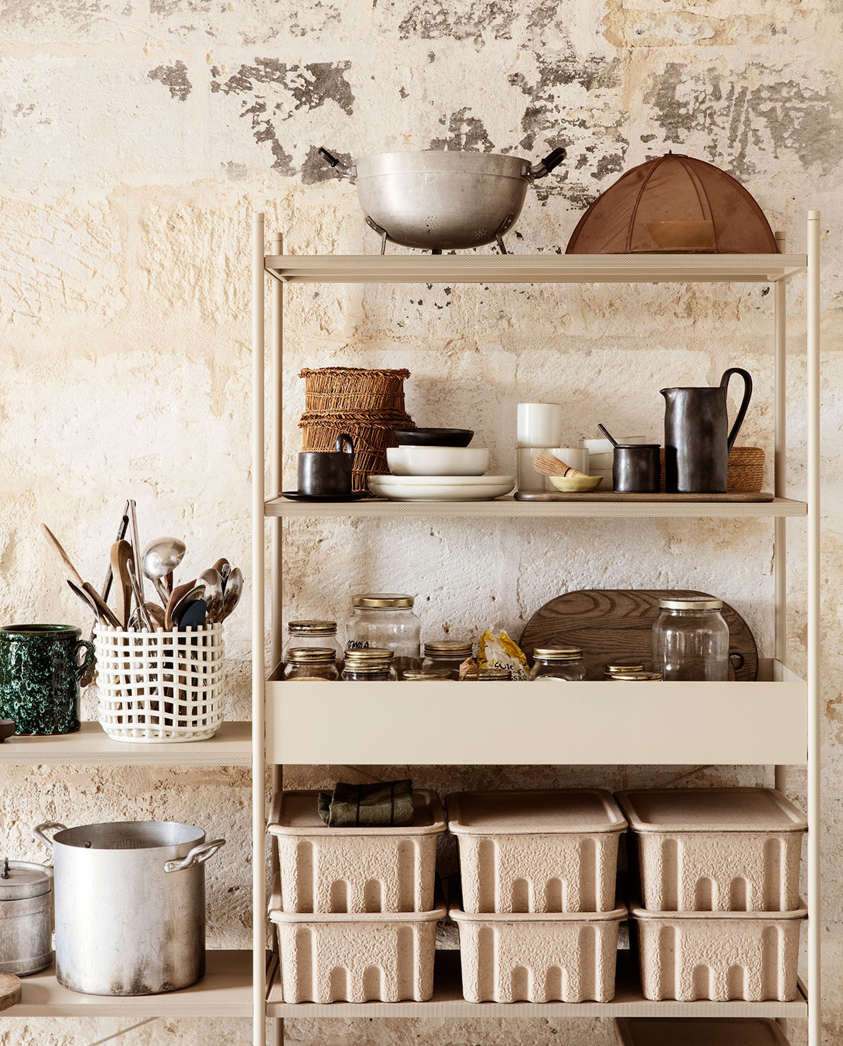 Ferm Living Regalsystem Punctual Fachboden Metall One Size