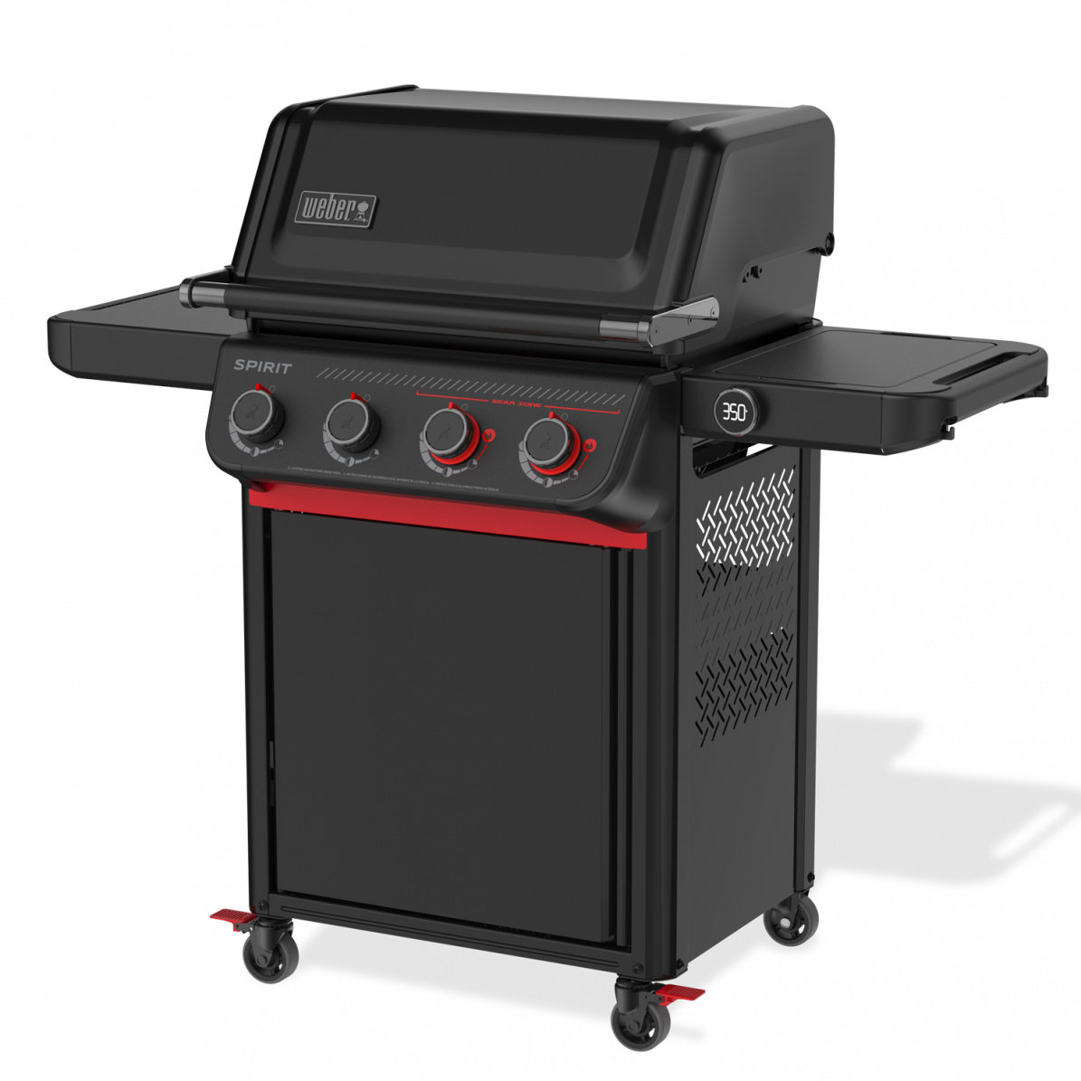 Weber Gasgrill SPIRIT EPX-435R – Stealth Edition, Smart (2026) inkl. Drehspieß & Abdeckhaube