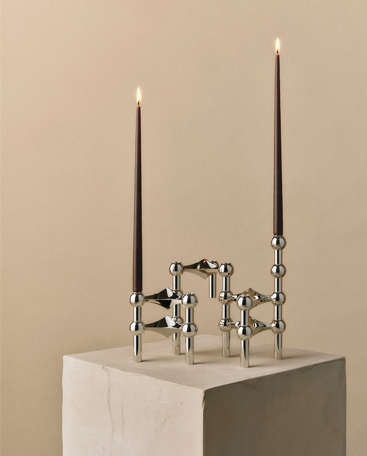 STOFF Nagel Stabkerze Set by Ester & Erik One Size