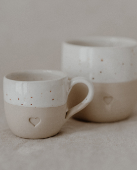 Eulenschnitt Espresso Tasse Herz