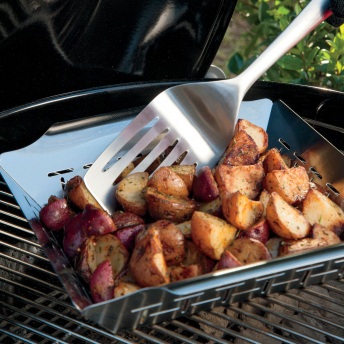 Weber Style Gemüsekorb, groß, Edelstahl