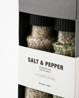 Nicolas Vahé Geschenkset Salz & Pfeffer Everyday mix & Wild Garlic