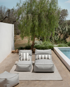blomus Kissen Stay Outdoor gestreift