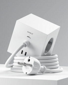 Avolt Mehrfachstecker Square 1 USB-C + Magnet