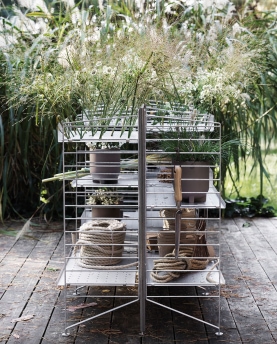 String Furniture Outdoor Metallstange System