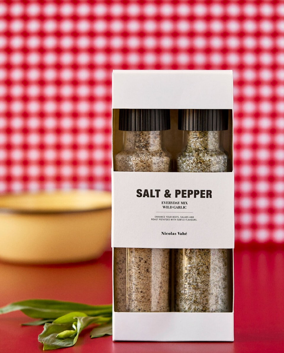 Nicolas Vahé Geschenkset Salz & Pfeffer Everyday mix & Wild Garlic 2