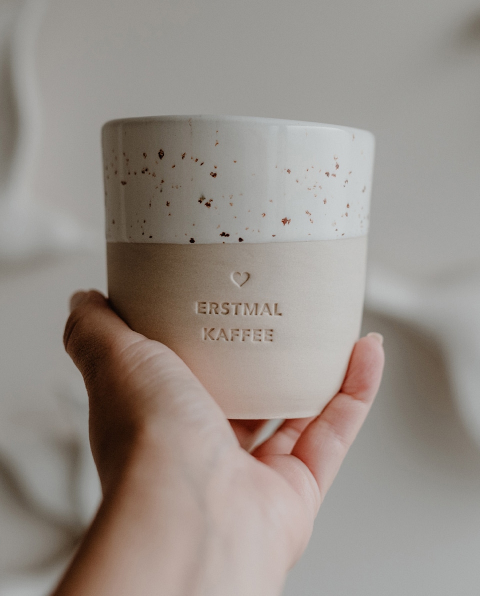 Eulenschnitt Becher Erstmal Kaffee 2