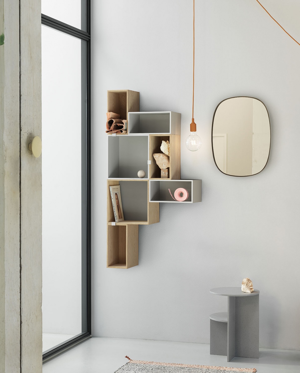 Muuto Clip Set für Wandregal Mini Stacked 2