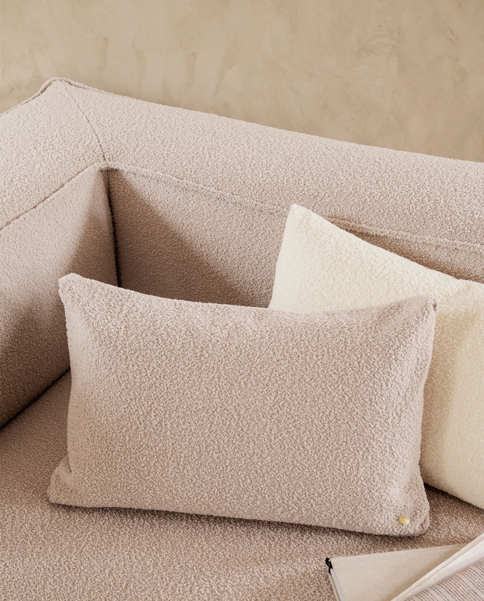 Ferm Living Kissenhülle Clean Wool Bouclé 2