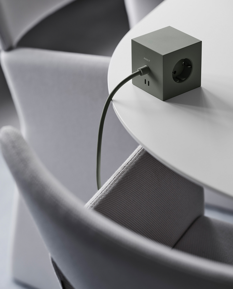 Avolt Mehrfachstecker Square 1 USB-C + Magnet 2