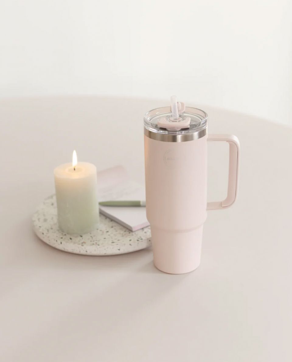 AYA&IDA Thermobecher mit Trinkhalm 2
