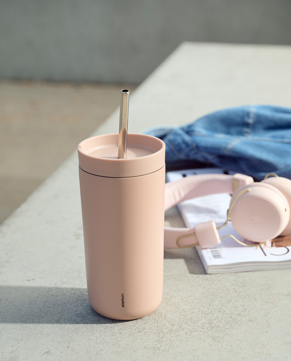 Stelton To Go Sip Thermobecher mit Trinkhalm 2