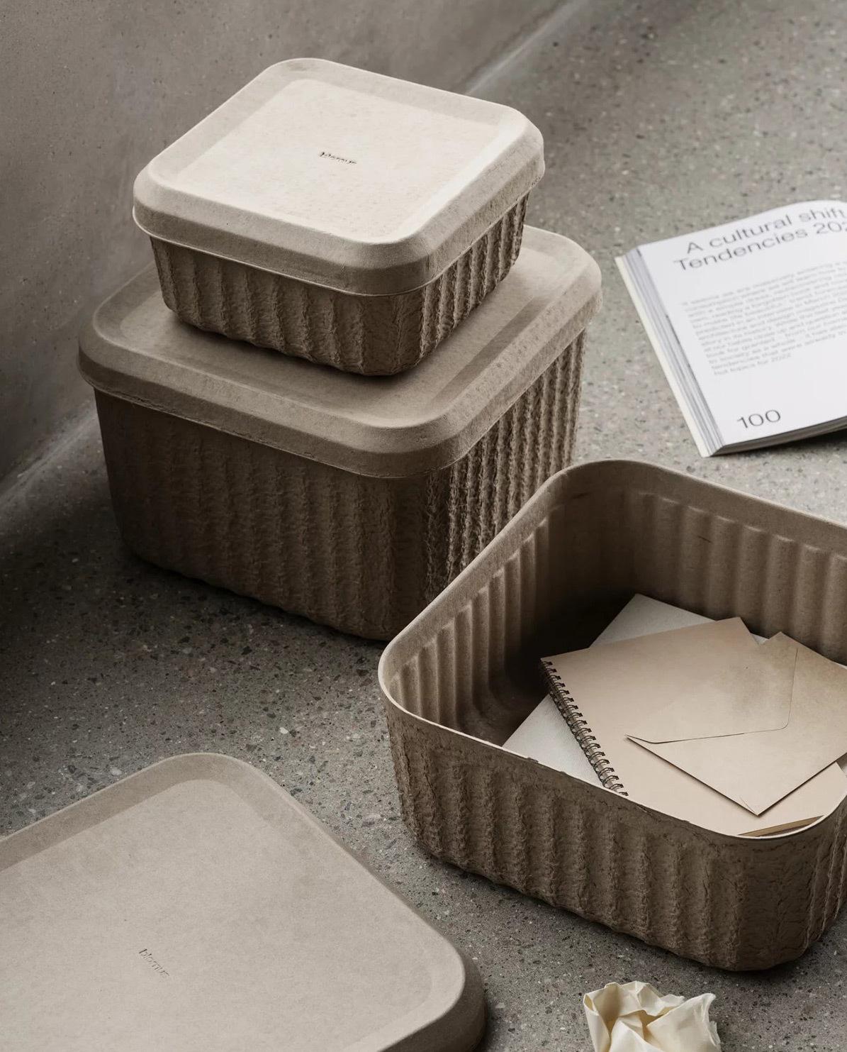 Aufbewahrungsboxen Set Redo 23,5 cm x 12 cm