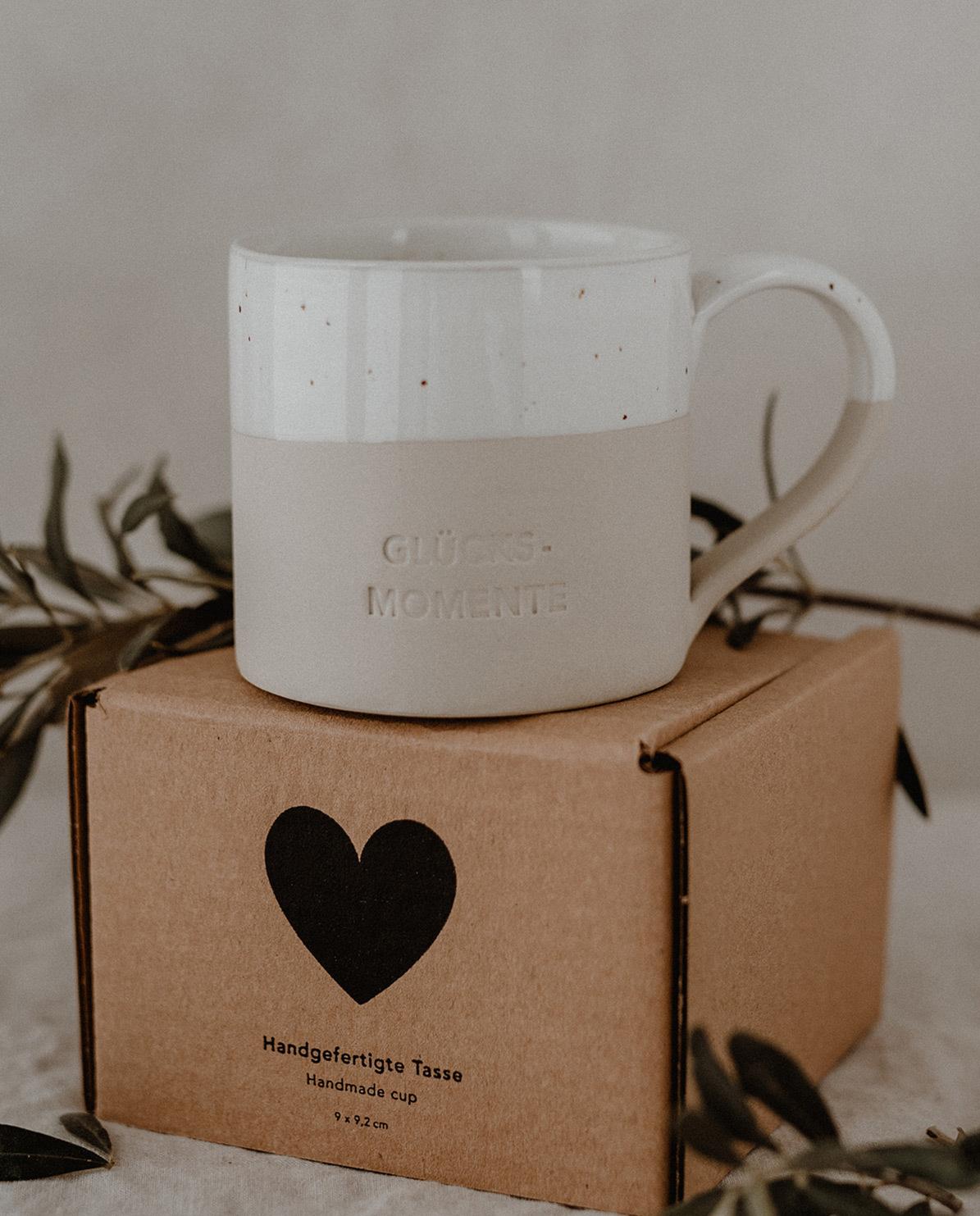 Große Tasse Glücksmomente One Size