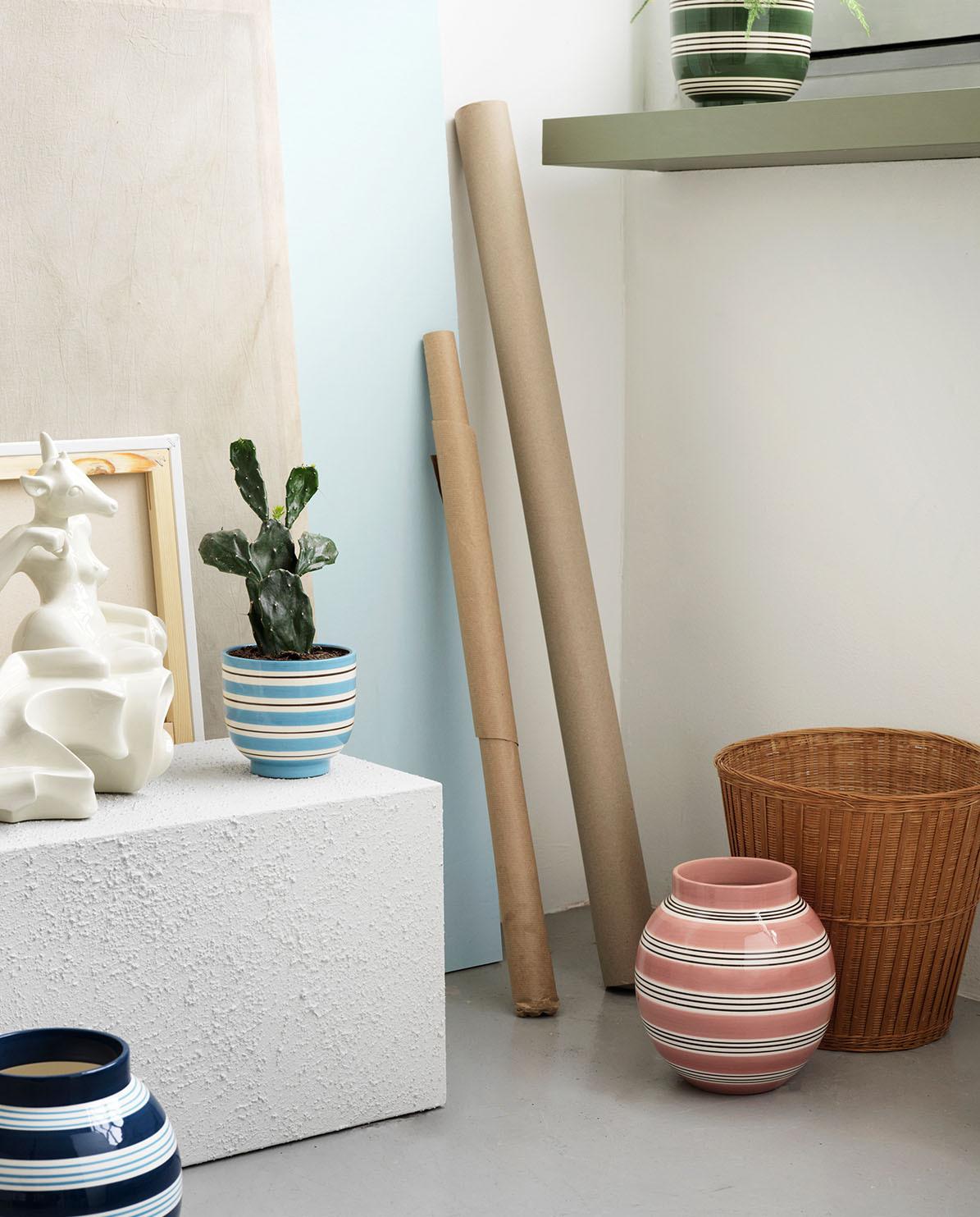 Omaggio Vase Nouvo taubenrosa One Size