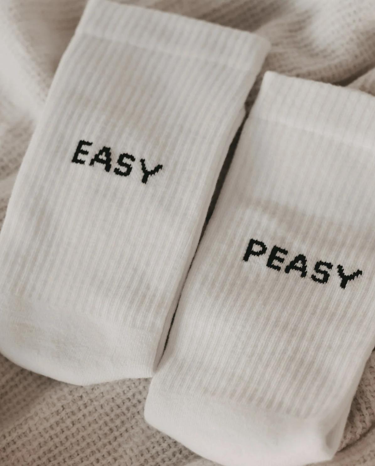 Socken Easy Peasy weiß 35-38