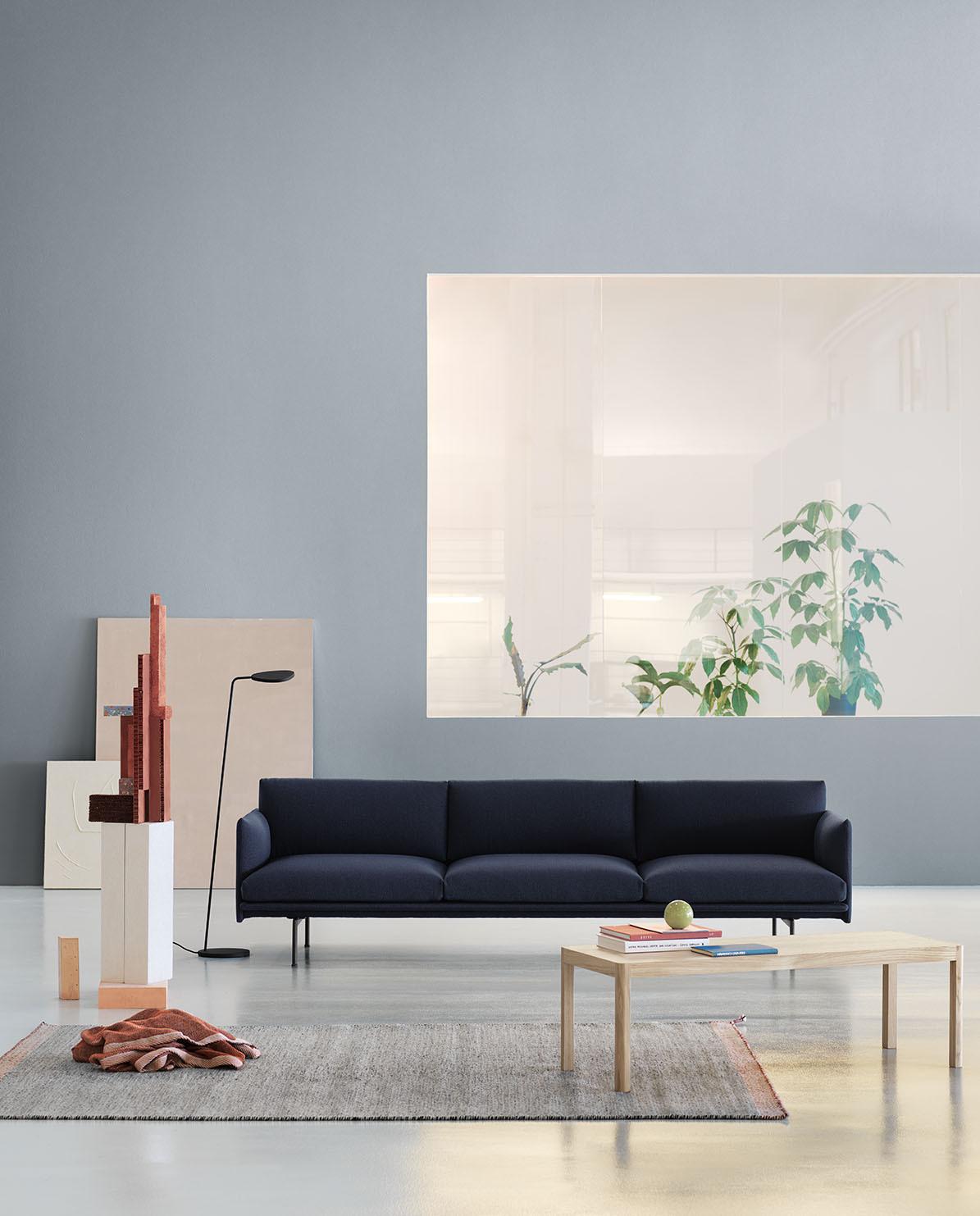 Sofa Outline 3-Sitzer One Size