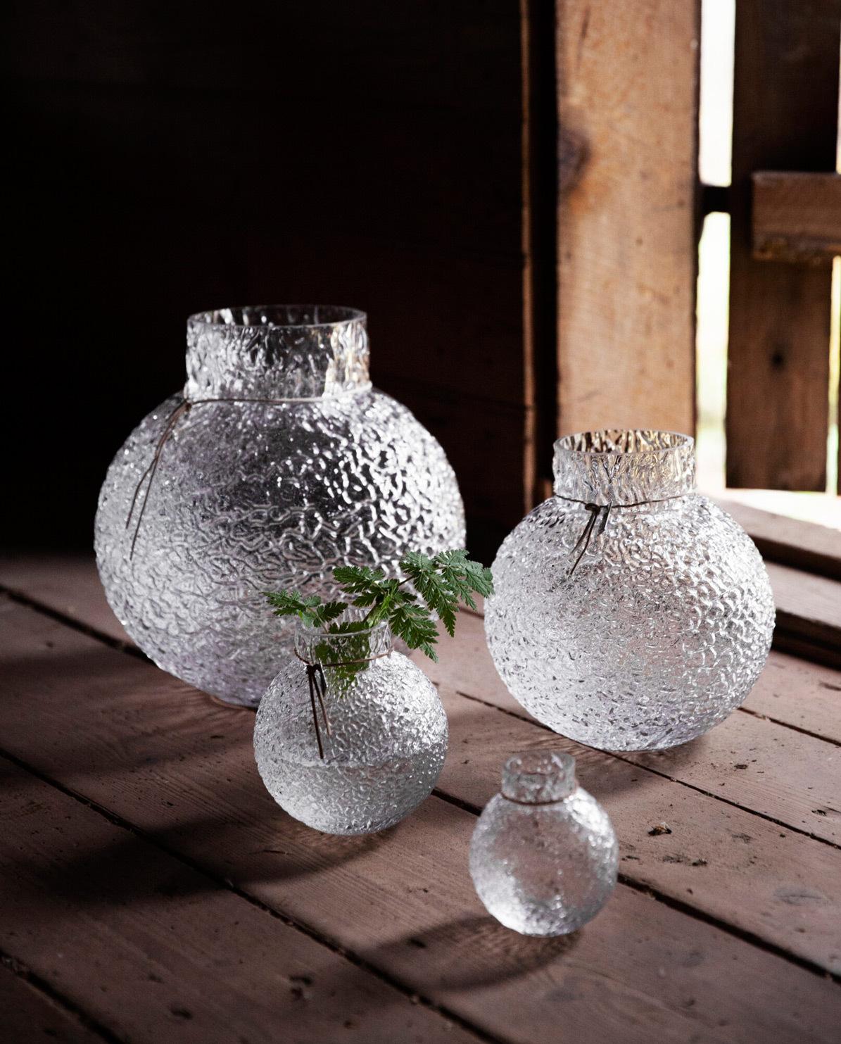 Vase Glas round Ø: 21 cm