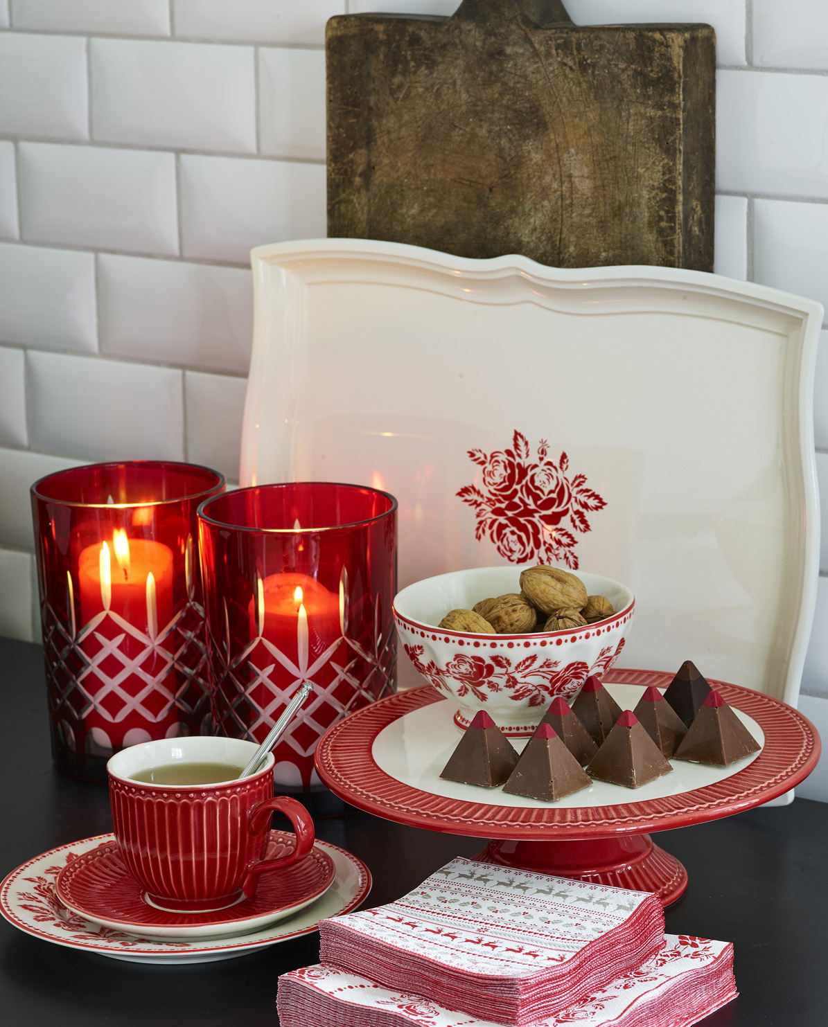 Greengate Alice Tasse & Unterteller One Size