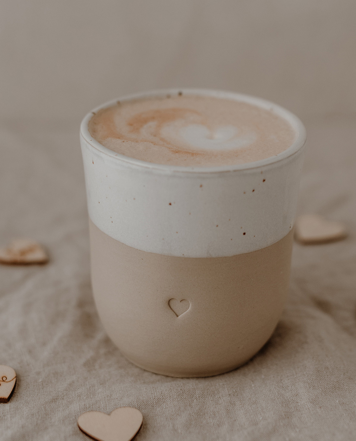 Eulenschnitt Becher Herz One Size