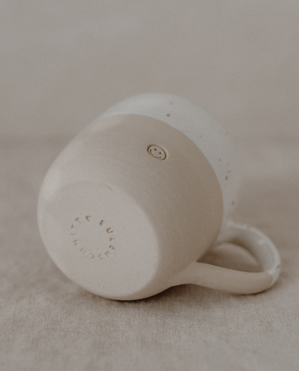 Eulenschnitt Cappuccino Tasse Smiley One Size