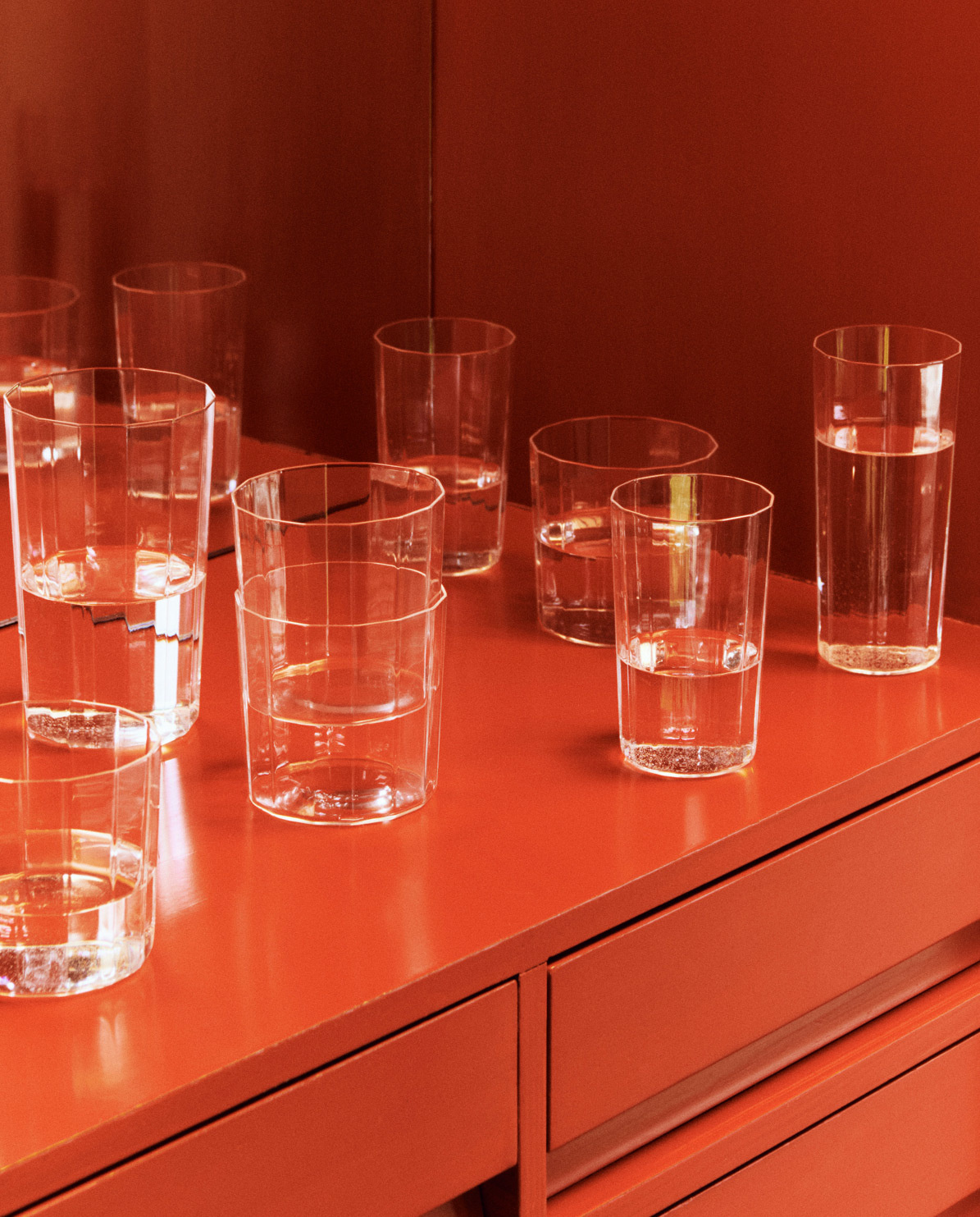 HAY Glas Set Angle medium One Size