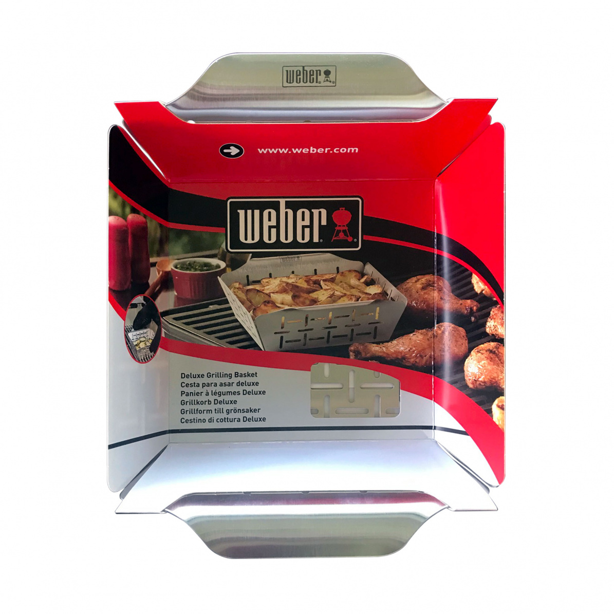 Weber Style Gemüsekorb, groß, Edelstahl